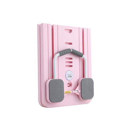 Everfit Pilates Board Foldable Reformer Multi Functional Exercise Trainer Pink