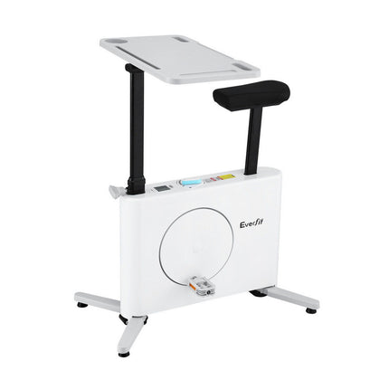 Everfit Exercise Bike Magnetic Desk Bike with Tabletop Fitness Home Workout Gym