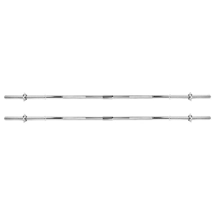 Everfit 168CM 5.5FT Barbell Bar Fitness Weight Plates Dumbbells Row