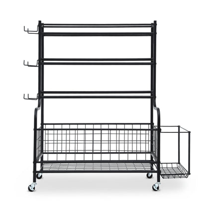 Everfit Dumbbell Rack Weight Rack for Dumbbells Home Gym Storage Black