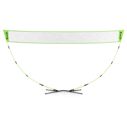 Everfit 3M Badminton Tennis Net Portable Volleyball Kit Yellow
