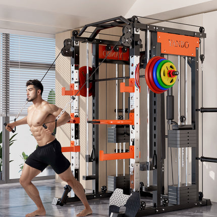 SmartFit M1 Ultra Leg Press and Chest Fly Multi Functional Training Smith Machine Home Gym with 130kgs pin loaded package