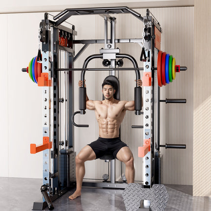 SmartFit M1 Ultra Leg Press and Chest Fly Multi Functional Training Smith Machine Home Gym with 130kgs pin loaded package