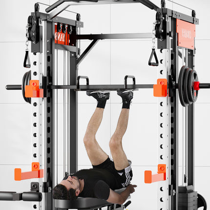SmartFit M1 Max 130kg Pin Loaded Multi Functional Training Smith Machine Home Gym Power Rack Machine package