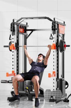 SmartFit M1 Max 130kg Pin Loaded Multi Functional Training Smith Machine Home Gym Power Rack Machine package