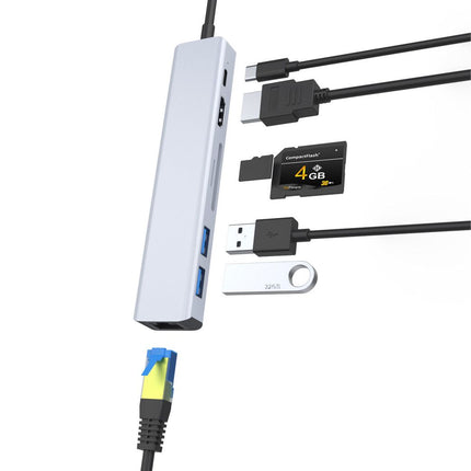 Laser USB-C 7 Port Hub with HDMI and Ethernet