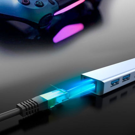 Laser USB-C 7 Port Hub with HDMI and Ethernet