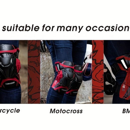 knee protector, KO1-PRO, motorcycling knee protection, high-impact sports knee gear, durable knee guard, comfortable knee protection, off-road knee pads, Australian knee brace -BLACK