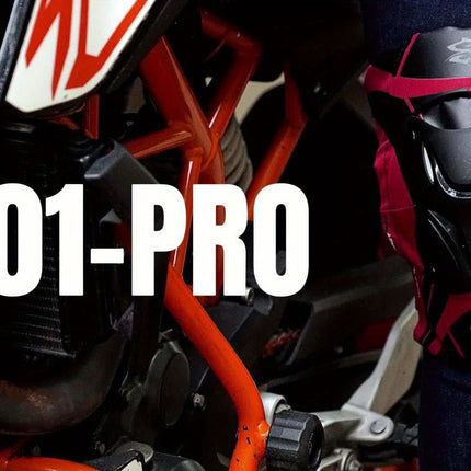 knee protector, KO1-PRO, motorcycling knee protection, high-impact sports knee gear, durable knee guard, comfortable knee protection, off-road knee pads, Australian knee brace -BLACK