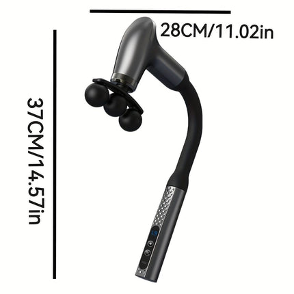 Black Portable Massager Hand-Held Massager Muscle Relaxation Neck Massager Shoulder