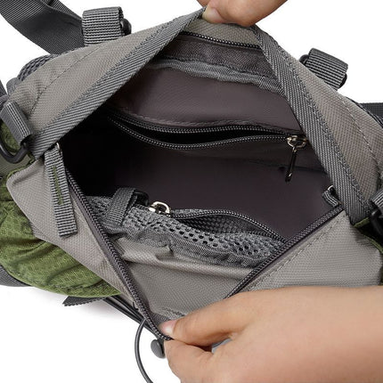 Bicycle Bag Cycling Bag Waist Chest Bag Bike Accessories High-Quality Bag - Black - Size Regular