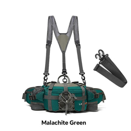 Bicycle Bag Cycling Bag Waist Chest Bag Bike Accessories High-Quality Bag - Olive - Size Regular