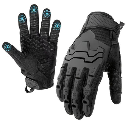 Men'S Full-Finger Gloves Tactical Gloves Touchscreen Gloves MTB Gloves Hiking - Camouflage - Size L