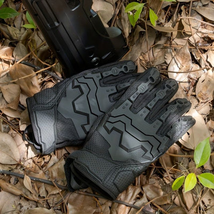 Men'S Full-Finger Gloves Tactical Gloves Touchscreen Gloves MTB Gloves Hiking - Green - Size XL
