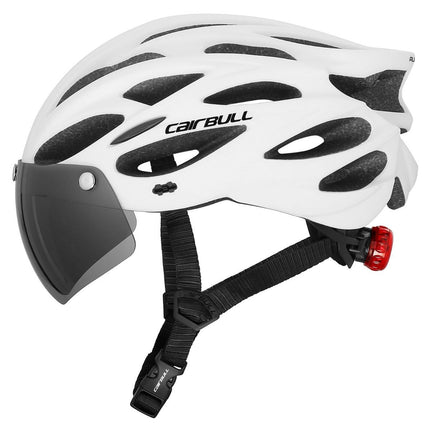 Road Bike Helmet Mountain Bike Helmet Cycling Helmet With Visor Bicycle Helmet - Carbon pattern - Size L59-61CM