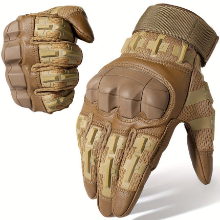 Cycling Gloves All-Round Protection Gloves Durable Cycling Gloves Ergonomic - Black - Size M
