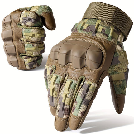 Cycling Gloves All-Round Protection Gloves Durable Cycling Gloves Ergonomic - Brown - Size XL