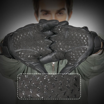 Cycling Gloves All-Round Protection Gloves Durable Cycling Gloves Ergonomic - Camel - Size L
