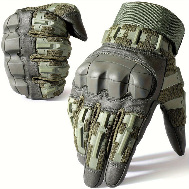 Cycling Gloves All-Round Protection Gloves Durable Cycling Gloves Ergonomic - Green - Size XL