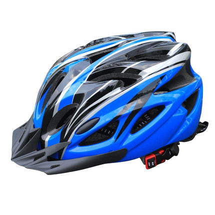 Mountain Bike Helmet Ultra-Breathable Cycling Helmet Integrated Helmet - black and pink - Size L59-61CM