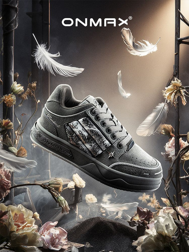 Leopard Print Sneakers Platform Chunky Shoes High-Top Casual Shoes Unisex - Gray pigeon - Size 10(AU10/EU43)