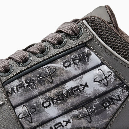 Leopard Print Sneakers Platform Chunky Shoes High-Top Casual Shoes Unisex - Gray pigeon - Size 9(AU9/EU42)