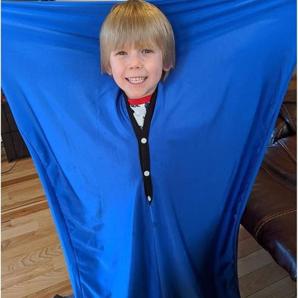 Blue Wellness Blanket – Soft Comfort for Relaxation and Travel