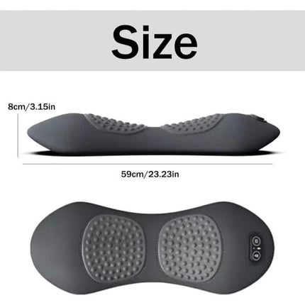 3-in-1 Heated Back Stretcher with Vibration Massage and Traction Lift