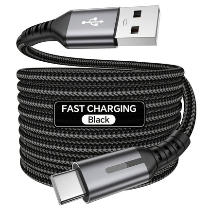 Black 240W Type-C Cable Super Fast Charging Cable 2m Data Cable Durable Charging