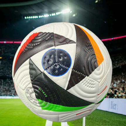 Euro Cup group stage football, special black and white pattern PU ultra-durable kicking soft new fashion event-specific football