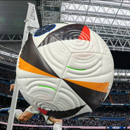 Euro Cup group stage football, special black and white pattern PU ultra-durable kicking soft new fashion event-specific football