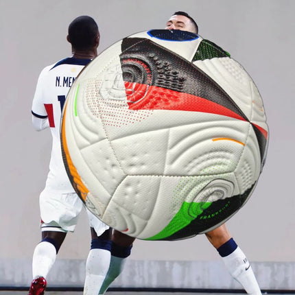 Euro Cup group stage football, special black and white pattern PU ultra-durable kicking soft new fashion event-specific football