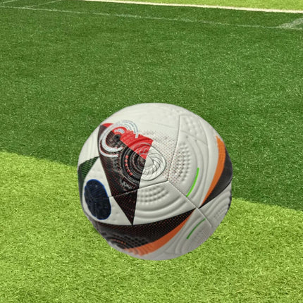 Euro Cup group stage football, special black and white pattern PU ultra-durable kicking soft new fashion event-specific football