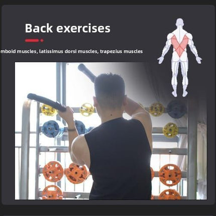 Black Green Replacement Spring Bar Portable Resistance Trainer Muscle Sculpting Tool Home