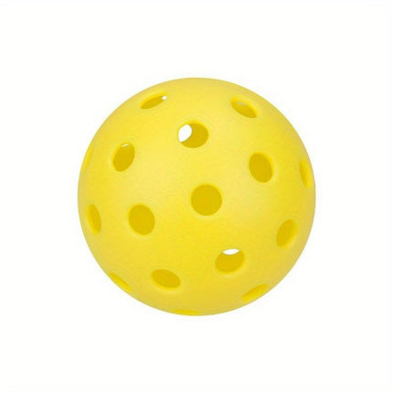 12pcs Pickleball, 40-hole seamless one-piece design, aerodynamic construction, excellent stability, rough matte surface enhances ball control, suitable for competitive Pickleball games