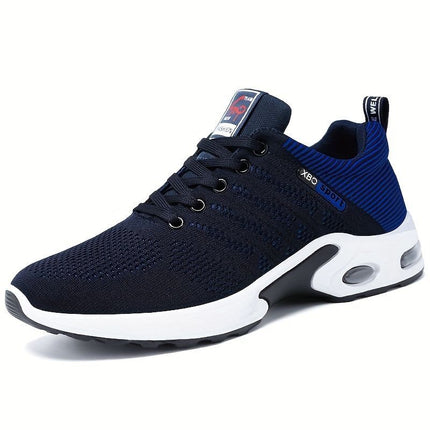 Men's Fashion Sneakers with Breathable Mesh and Cushioned Sole - Gray - Size 9(AU9/EU42)