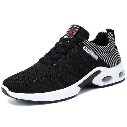 Men's Fashion Sneakers with Breathable Mesh and Cushioned Sole - Red - Size 7(AU7/EU40)