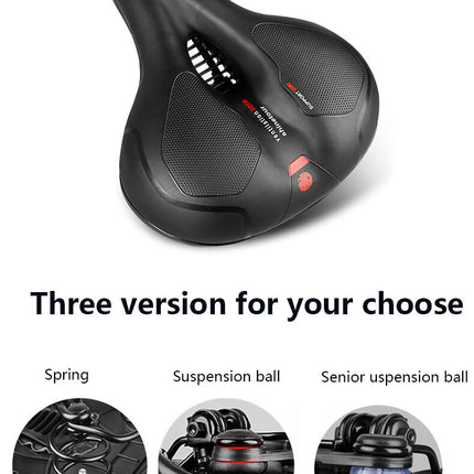Bike Saddle with Rechargeable Taillight: 21×25×11cm Silicone Seat, 700g, Wrench Included for Aussie Cyclists