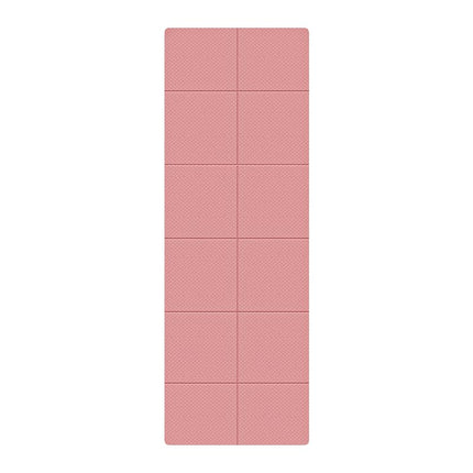Portable Foldable Yoga Mat – Dual-Sided Non-Slip TPE Exercise Mat for Yoga, Pilates, Kids Nap & Travel (Pink) | Other Colors Available in Store