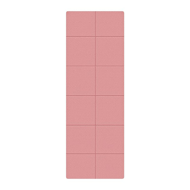 Portable Foldable Yoga Mat – Dual-Sided Non-Slip TPE Exercise Mat for Yoga, Pilates, Kids Nap & Travel (Pink) | Other Colors Available in Store