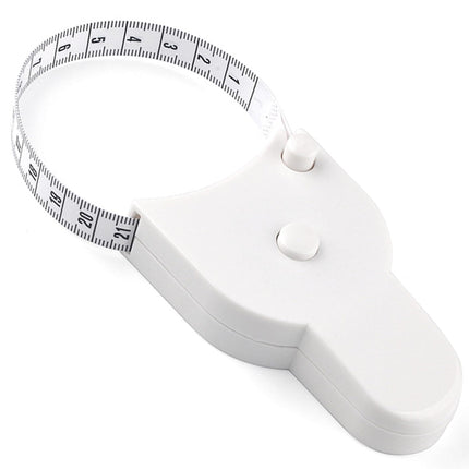 Soft Retractable Body Tape Measure for Fitness, Tailoring & Home Use – 60-Inch Dual-Scale Measuring Tape with Lock, 3-Pack of Identical Units (White)