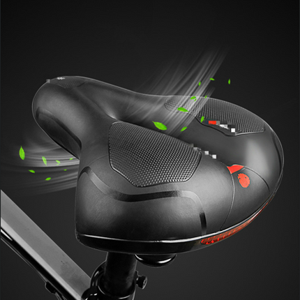 Silicone Bike Saddle with Hollow Ventilation: 21×25×11cm, 680g, Comfort & Shock Absorption for Aussie Cyclists