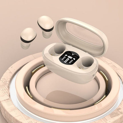 Invisible Mini Earbuds Side Sleepers Wireless Micro Smallest Hidden Headphones-Black