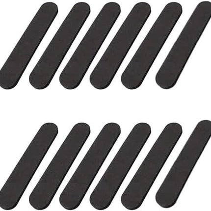 12pcs Hat Size Tape Hat Size Reducer Inserts Liner Foam Reducing Sizing Tape Sizer Self Adhesive for Hats Caps Make Smaller Sweatband Black