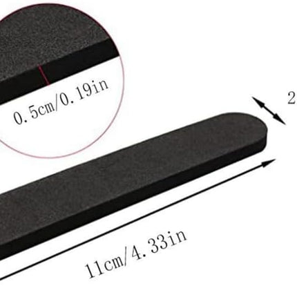 12pcs Hat Size Tape Hat Size Reducer Inserts Liner Foam Reducing Sizing Tape Sizer Self Adhesive for Hats Caps Make Smaller Sweatband Black