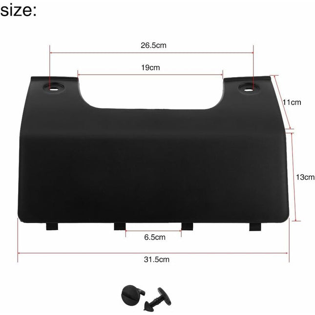 Tow Hook Cover, Rear Trailer Tractor Eye Cab Hook For Bumper Car Lr3 05-09 Lr4 10-12 Dpo 500011Pcl