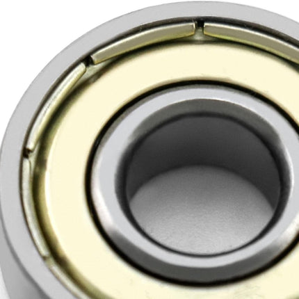20 608zz ball bearings - Miniature deep groove ball bearings, double metal shielding - For skateboards, scooters, inline skates, 8 mm x 22 mm x 7 mm
