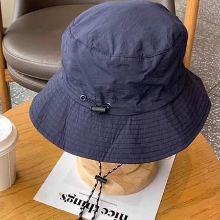 Unisex Foldable Waterproof Fisherman Hat Quick-Drying Sun Protection for Summer Outdoor, Pink