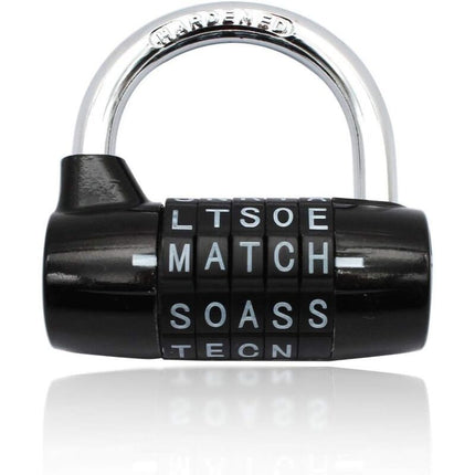 Combination Padlock, Waterproof Rustproof Code Lock, 5 Letter Padlock