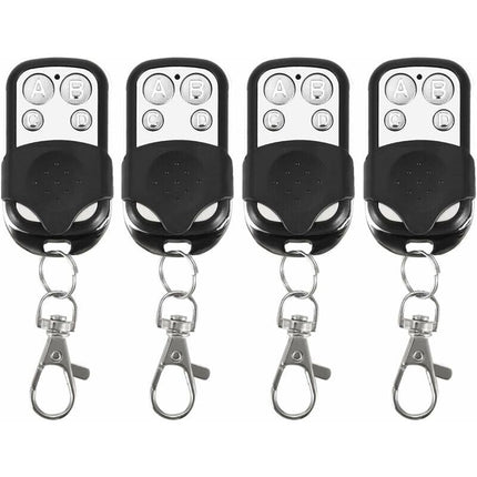 4 Pack Universal Electric Garage Door Remote Control, 433 MHz